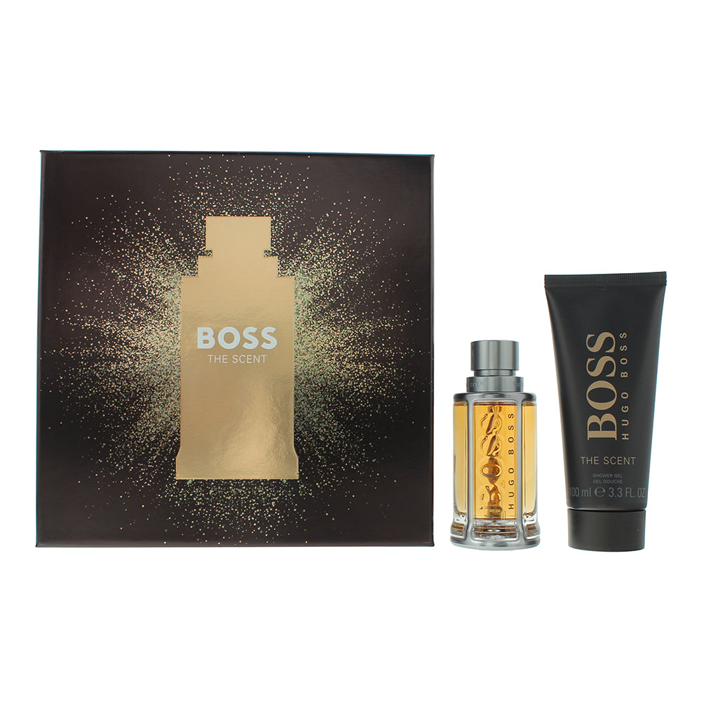 Hugo Boss The Scent 2 Piece Gift Set Eau de Toilette 50ml Shower Gel 100ml