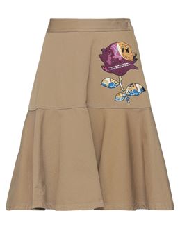 Valentino Garavani Midi Skirt in Khaki — Size S | BNWT