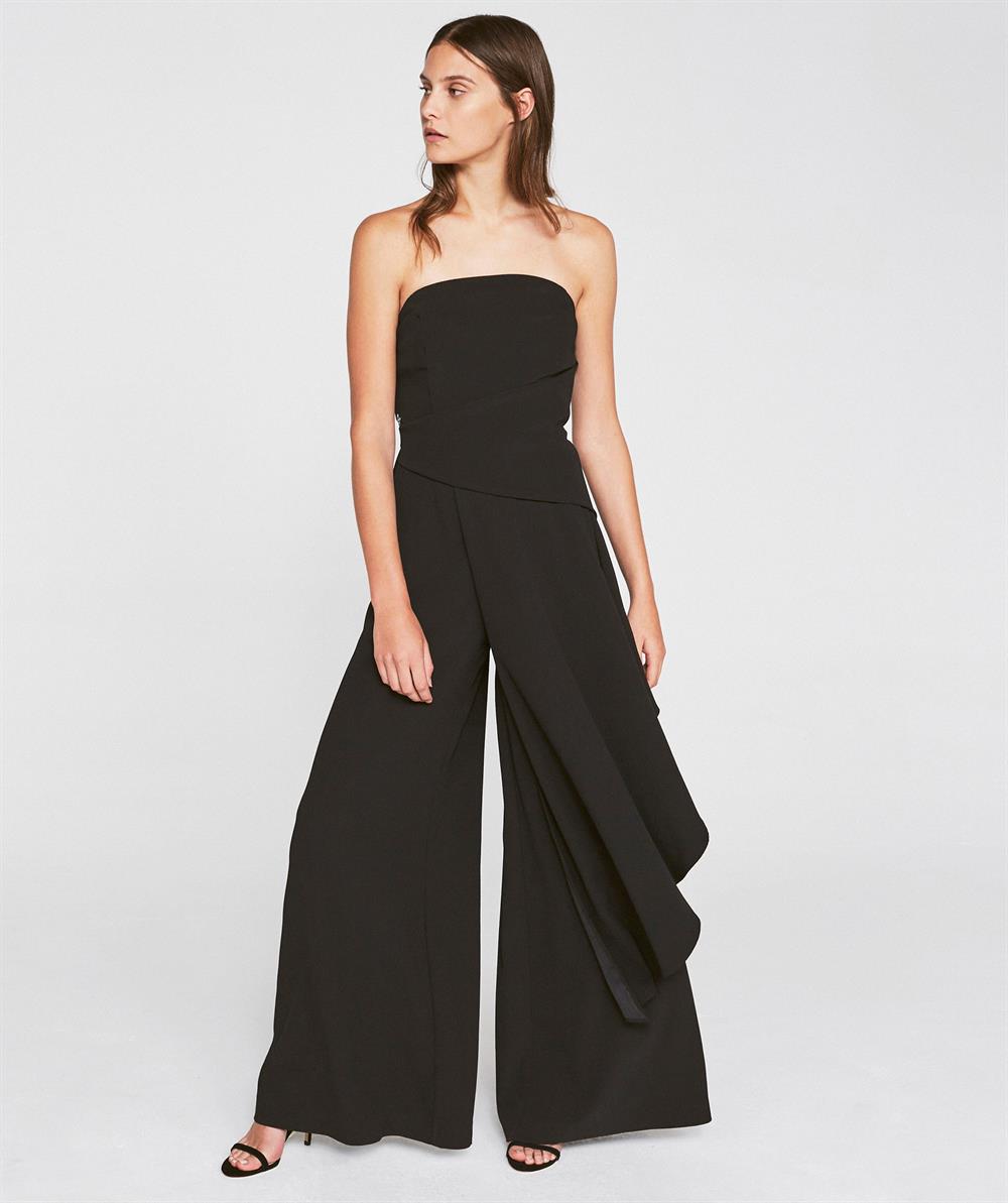 Womens Outline London Monument Jumpsuit in Black