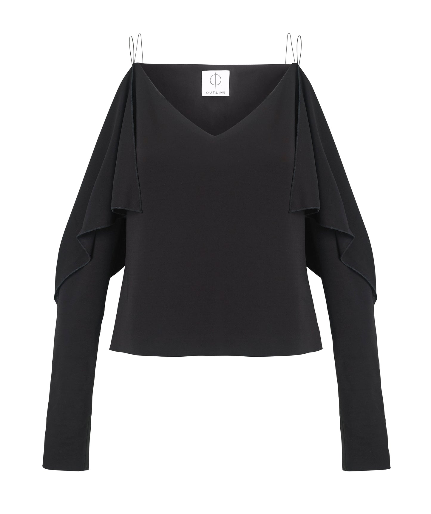 Outline London Womens Cedar Top in Black