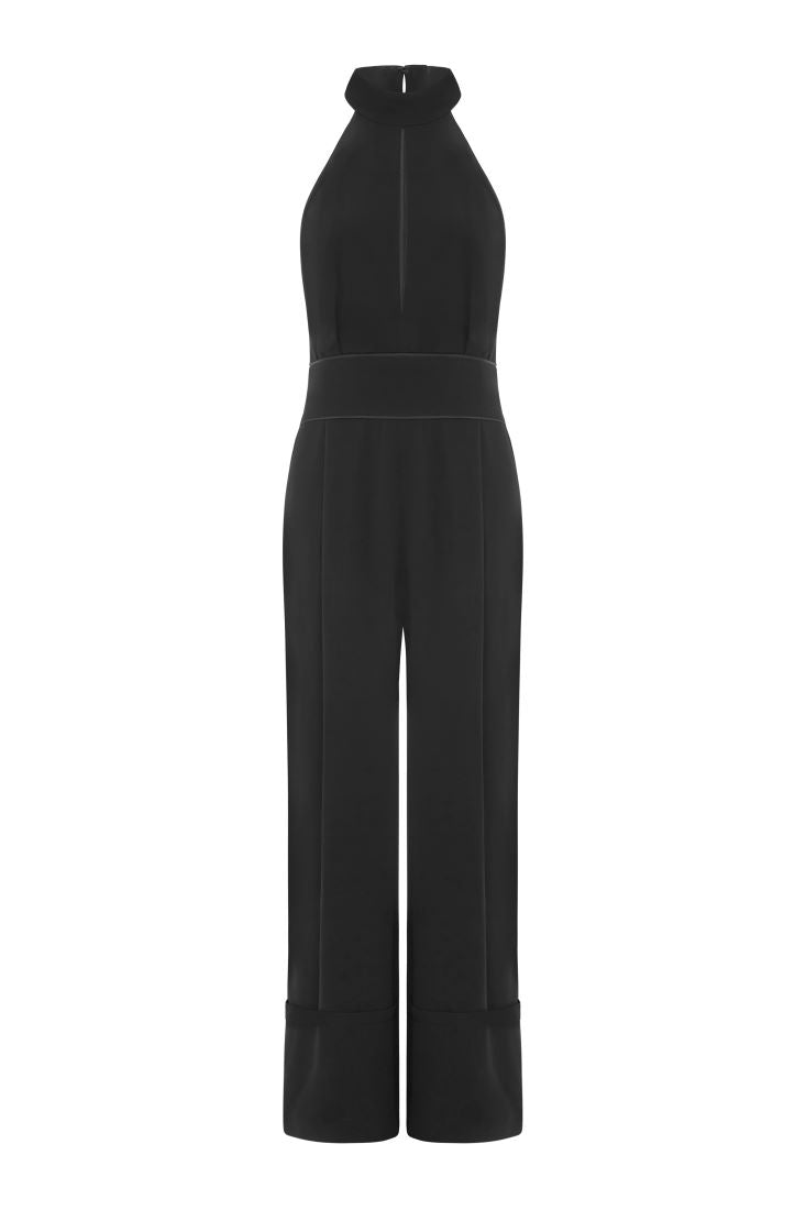 Womens Outline London Cooper Jumpsuit in Black