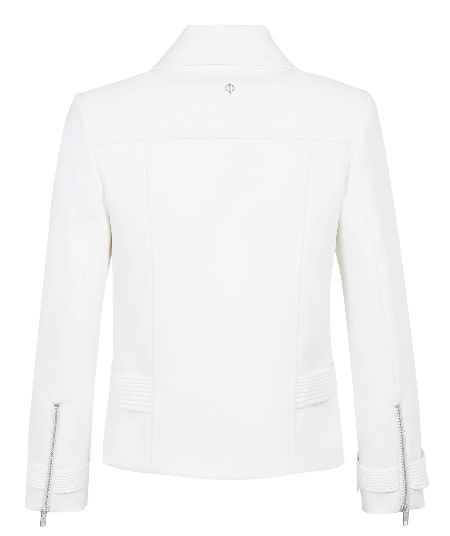 Copy of Outline London Womens Fleet Biker Jacket in Ivory