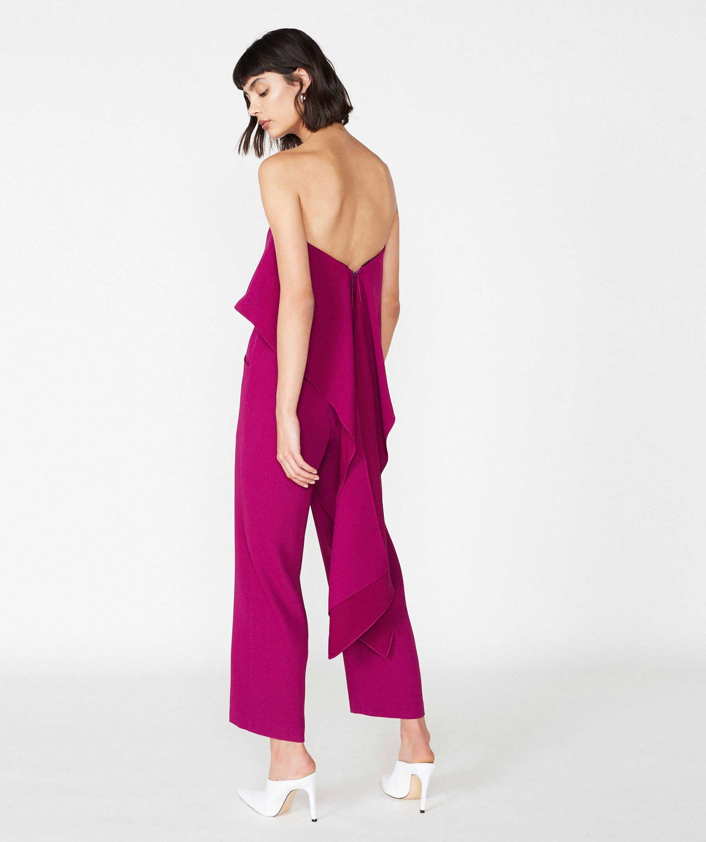 Outline London Womens Woburn Jumpsuit in Purple
