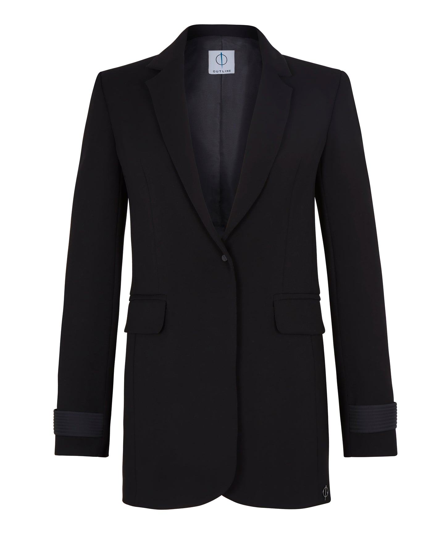 Outline London Womens Regent Blazer in black