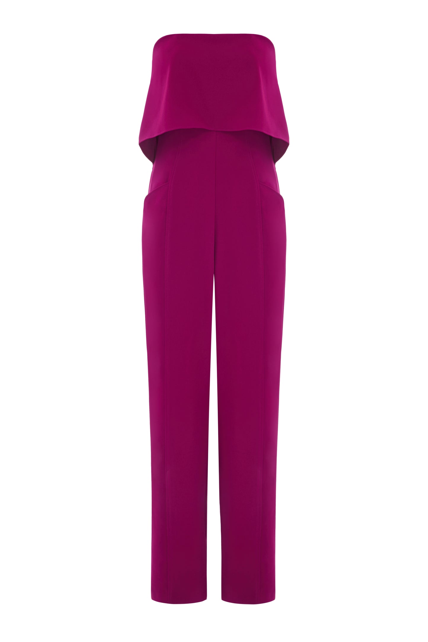 Outline London Womens Woburn Jumpsuit in Purple