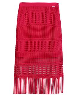 Guess Midi Skirt in Fuchsia — Size S | BNWT