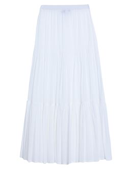 Douuod Midi Skirt in White — Size XS | BNWT