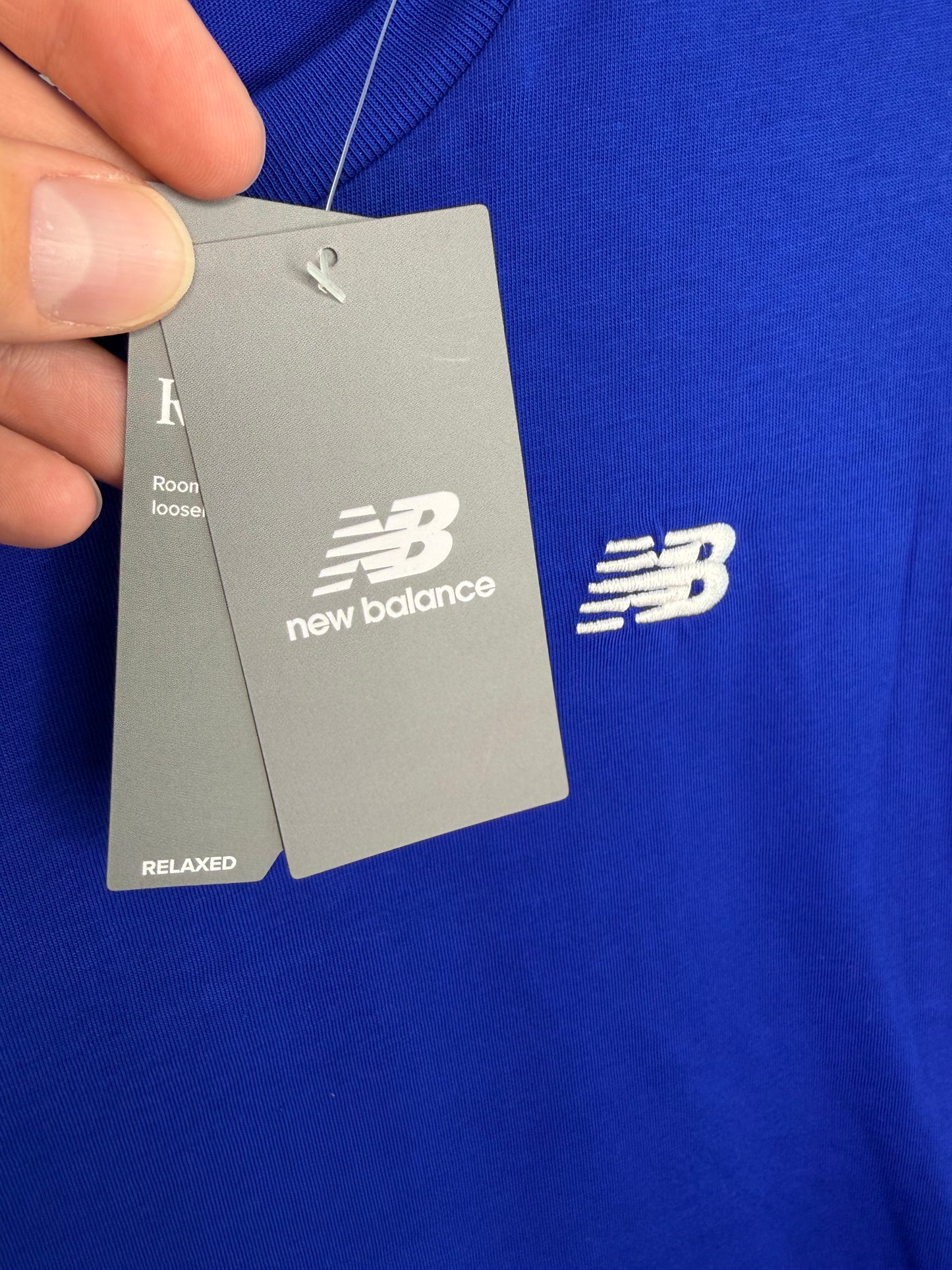 New Balance Boys 9 - 10 years T-shirt Blue