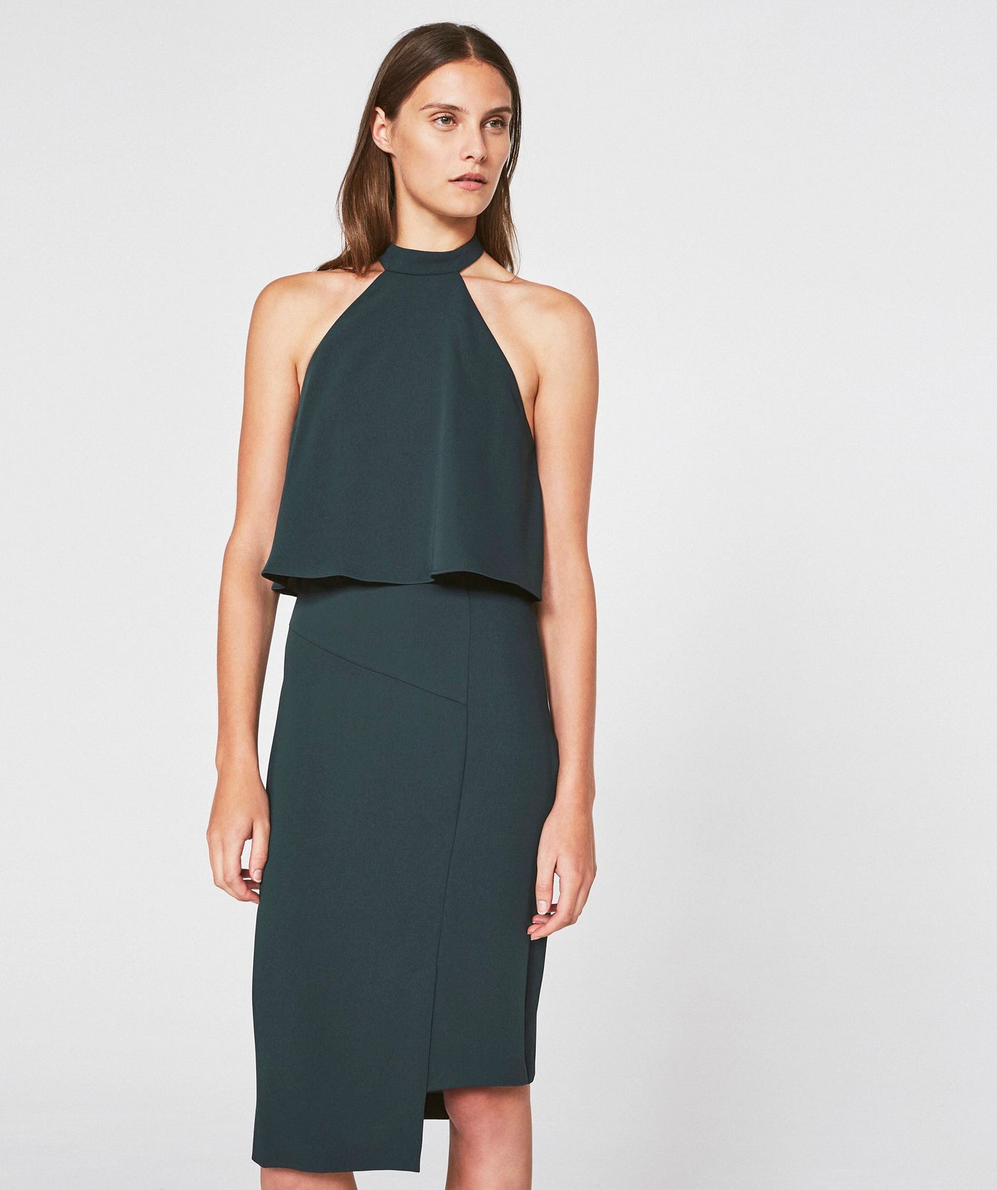 Outline London Womens City Dress in Mallard