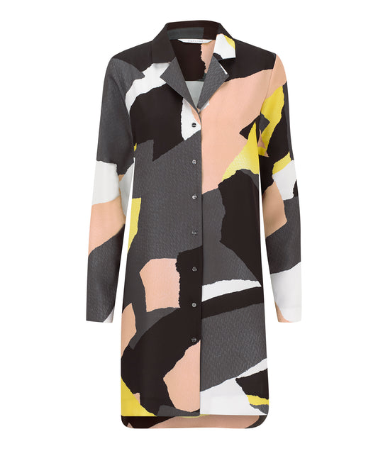 Outline London Womens Conwa dress in Camo print